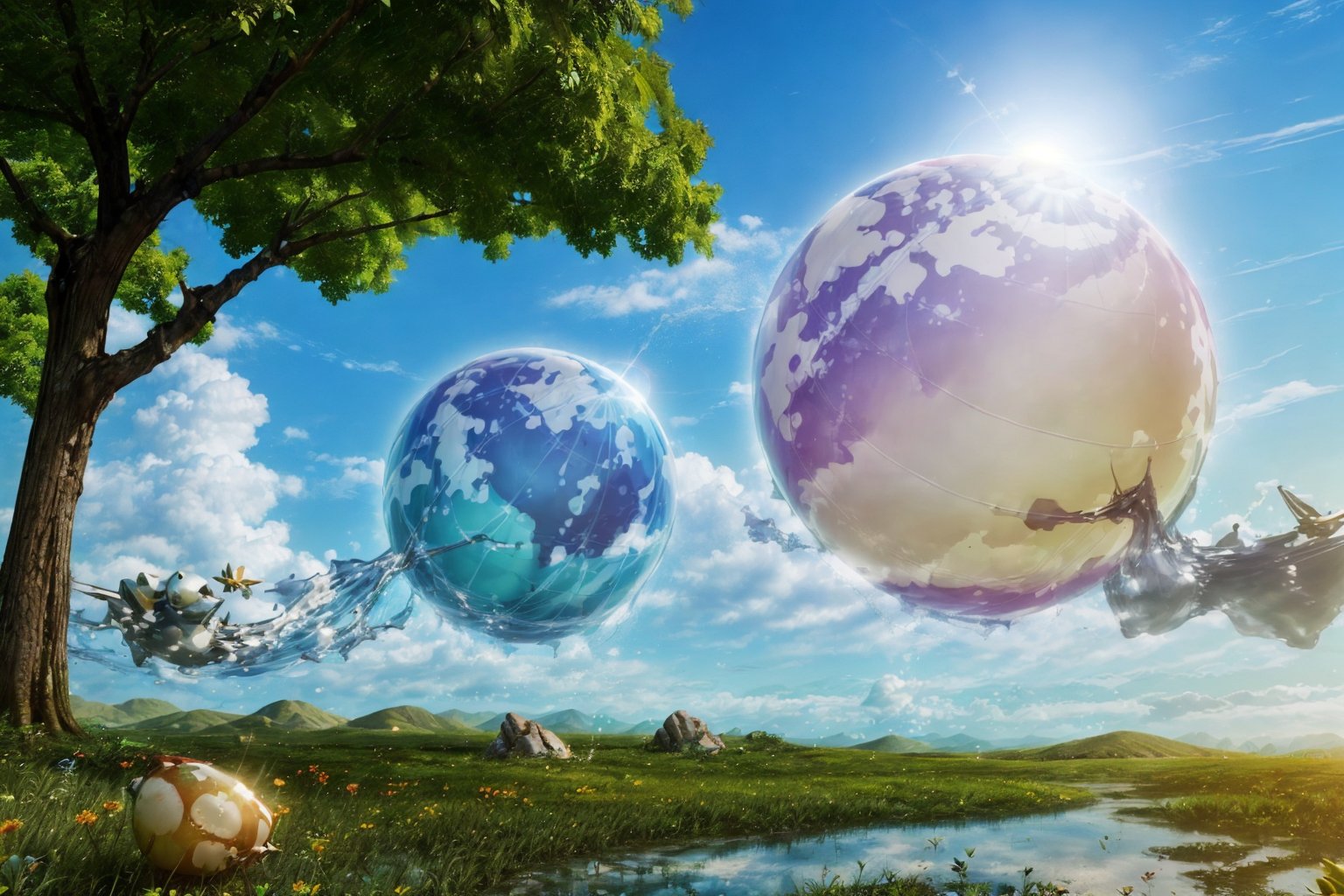 00334-2728288130-_lora_FrutigerAero-000009_0.9_ ((Frutiger_Aero)), CGI,  glossy, bright, sunshine, dream-like, (surreal), _lora_LIGHT_AND_SHADOW_.jpg